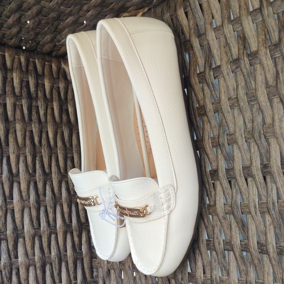 Ellen Tracy Women's Charliee Slip on Loafers Ivory White,New  without bo… - Picture 12 of 13
